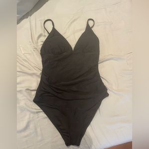 Cupshe black one piece